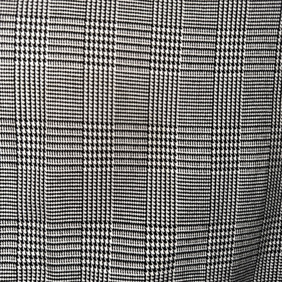 St. John Sport by Marie Gray black plaid studded collared blazer jacket M winter - Picture 3 of 11